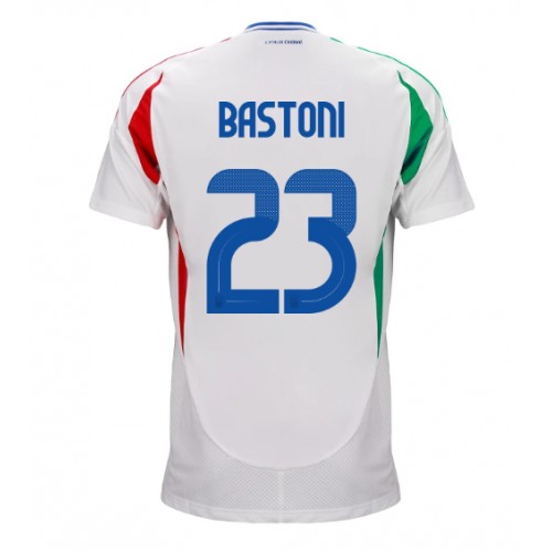 Fotballdrakt Herre Italia Alessandro Bastoni #23 Bortedrakt EM 2024 Kortermet